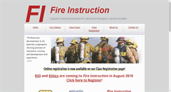 Desktop Screenshot of fireinstruction.org